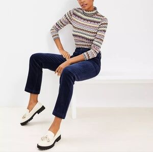 LOFT Navy Corduroy Pants